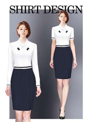 襯衫定制 時尚襯衫女士春秋季 優雅白